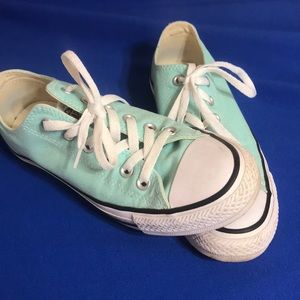 Converse Tiffany blue sneakers